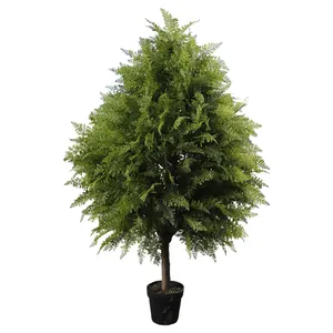 Decoración de alta calidad plantas topiarias árbol bonsái artificial