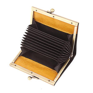 Portefeuille porte-cartes en cuir de vache véritable Andong pour femmes, portefeuille rétro à la mode, petits portefeuilles de poche pour femmes - Product Image 6