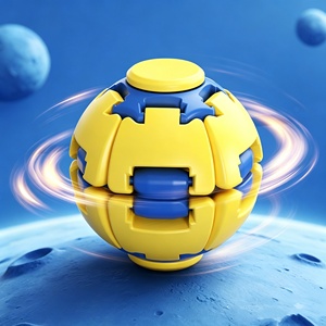 Juguete Sensorial Antiestrés de Esfera Giratoria Automática Impresa en 3D, Bola Fidget Giratoria, Rompecabezas, Regalos para el Aula, Caja Sorpresa - Product Image 5