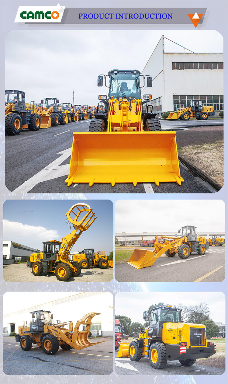 Building Construction Machinery Grapple Loader Compact Wheel Loader Machine On Sale