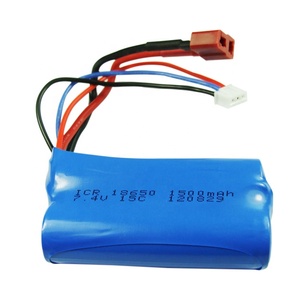 Batería de Iones de Litio 18650 Personalizada <span class=keywords><strong>ICR</strong></span> 7.4V 1500mAh Paquete de Baterías de Iones de Litio Artículo de Alta Calificación con Alta Capacidad - Product Image 1