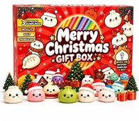 Boîte mystère de Noël : Jouets en caoutchouc souple pour enfants de 5 à 7 ans, Calendrier de l'Avent sensoriel 2026, Jouet éducatif anti-stress pour bébé