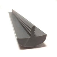 Pita Pinggir Fleksibel PVC Motif Kayu Bentuk T Perekat Sendiri untuk Lemari, Ketebalan 0.4-3mm, Permukaan Mengkilap Tinggi, Terbuat dari ABS