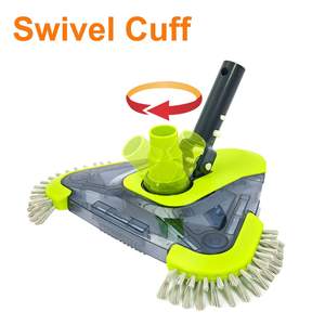 Accessoires de <span class=keywords><strong>piscine</strong></span> Brosse de sol de nettoyage de <span class=keywords><strong>piscine</strong></span> sous-marine et <span class=keywords><strong>tête</strong></span> d'<span class=keywords><strong>aspirateur</strong></span> de <span class=keywords><strong>piscine</strong></span> triangulaire - Product Image 2