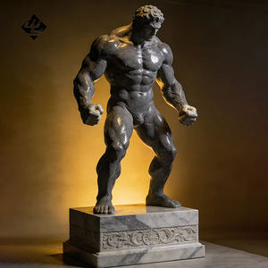 Escultura de Hércules en Bronce, Estatua Clásica del Héroe Griego para Decoración de Jardín o Plaza al Aire Libre - Product Image 4