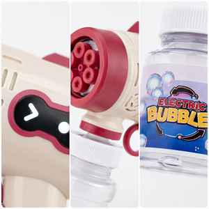 Pistola de Burbujas Robótica de 15 Agujeros al por Mayor, Lanzador Eléctrico de Burbujas con Luz LED de 4 Colores, Juguete para Fiestas Infantiles al Aire Libre, OEM - Product Image 3
