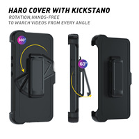 Coques de téléphone portable antichoc robustes en TPU+PC, design QY Defender Armor, pour A16 A26 A36 A56 A51 A52 (vente en gros)