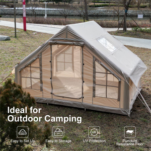 Tenda da <span class=keywords><strong>Campeggio</strong></span> Gonfiabile per Tutte le Condizioni Meteo con Corde Antivento per <span class=keywords><strong>Campeggio</strong></span> in Spiaggia e in <span class=keywords><strong>Montagna</strong></span> - Product Image 3