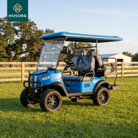Voiturette de golf électrique 4 places certifiée CE 48V 5kW 30km/h Système de levage robuste Design élégant Durabilité supérieure