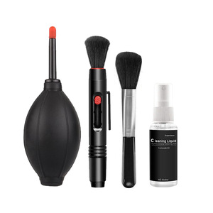 Lentille d'écran poussière propre souffleur d'air glisser stylo chiffon nettoyant 13 en 1 kit de nettoyage pour DSLR caméra vidéo numérique ordinateur téléphone - Product Image 4