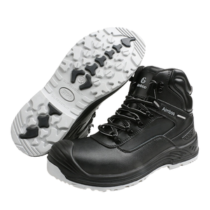 Jiankun รองเท้าบูททำงานสไตล์สูง2025, รองเท้าเซฟตี้น้ำมัน S3พื้นรองเท้าด้านนอกทำจากหนังวัวเรียบทนทานต่อการฉีกขาด - Product Image 5