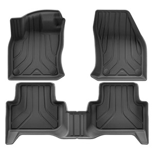 Tapis TPE écologiques résistants à la saleté, sur mesure, imperméables, semi-entièrement enveloppants, épaisseur 3,5 mm, 4 pièces, compatibles avec Volkswagen <span class=keywords><strong>Tiguan</strong></span> Hybrid <span class=keywords><strong>2021</strong></span> - Product Image 1
