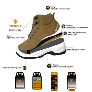 Botas de Trabajo Ligeras Antideslizantes con Puntera de Acero VITOSAFE, Calzado de Seguridad Industrial para Hombre para Invierno, para Fábrica - Product Image 3