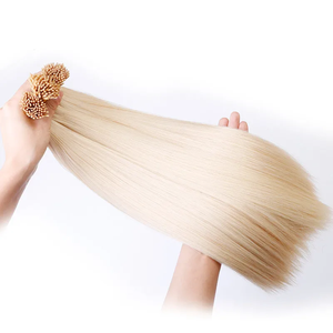 Estensioni per Capelli I-Tip all'Ingrosso, Capelli Vergini Grezzi 100% Remy Russi a Doppia Trama 1b, Estensioni per Capelli Umani I-Tip Cinesi - Product Image 2