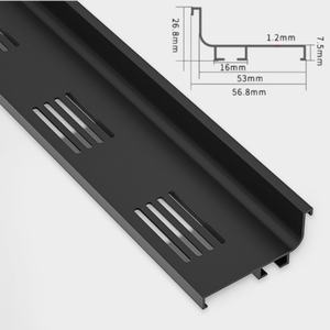 Tiradores de Mueble sin Asas de Malla Transpirable, Ranuras de Ventilación de Aleación de Aluminio que Previenen el Olor a Moho, 3 Opciones de Color para Gabinetes de Cocina - Product Image 4