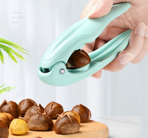 Éplucheur de châtaignes Coupe-châtaignes Pince à châtaignes <span class=keywords><strong>Casse</strong></span>-noisette <span class=keywords><strong>Ouvre</strong></span>-châtaignes Clip Éplucheur Outils de cuisine <span class=keywords><strong>Ouvre</strong></span>-fruits secs - Product Image 1