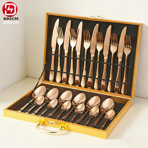 <span class=keywords><strong>Ensemble</strong></span> de 24 cuillères de luxe, couverts en acier inoxydable, <span class=keywords><strong>ensemble</strong></span> de cuillères <span class=keywords><strong>et</strong></span> fourchettes haut de gamme, couverts de haute qualité, ensembles de couverts en acier inoxydable - Product Image 5