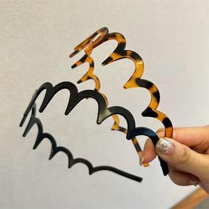 Serre-tête à grandes vagues effet explosion, en ABS, tendance, simple, antidérapant, pour le lavage du <span class=keywords><strong>visage</strong></span>, vente en gros transfrontalière, cadeau unisexe - Product Image 1