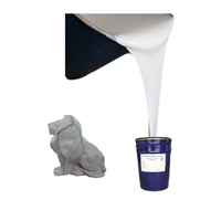 Caoutchouc de silicone liquide RTV-2 Tin Cure à bas prix pour la sculpture sur béton, l'artisanat et les moules