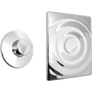 Cubierta de Control Remoto Cromada para Montaje en Pared, Accesorio para Grifo de Baño, Diseño Contemporáneo - Product Image 1