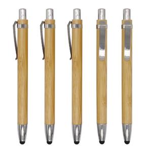 Custom <b>Cheap</b> Bamboo <b>Set</b> Promotion <b>Gift</b> Eco Friendly Metal Pen - Product Image 2