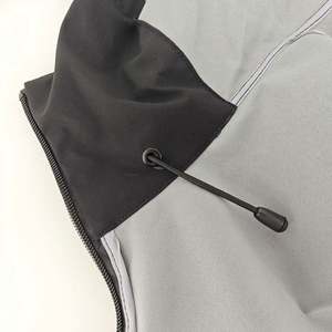 Veste de ski d'hiver personnalisée avec impression sérigraphiée, doublure polaire imperméable, fermeture éclair, coupe-vent, pour voyage et neige - Product Image 2