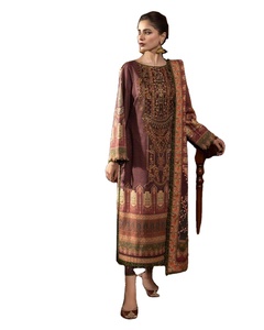 Salwar kamez ชุดผ้าไหมสีสวยสำหรับผู้หญิงชุดปาร์ตี้ฤดูร้อน - Product Image 1