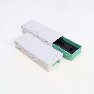 Custom logo White Rectangle Small Paper Boxes for Gift Sets Paper Gift Packaging Box With Insert - Product Image 5