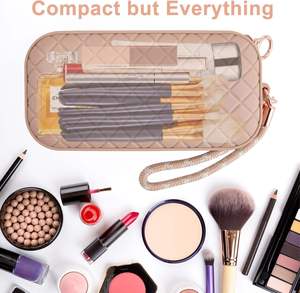 New Travel <b>Makeup</b> Brush <b>Storage</b> Bag Silicone Holder Dustproof Multi Functional <b>Box</b> for Travel and Make up - Product Image 2