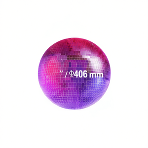 Bola de Discoteca Db de 16 Pulgadas con Efecto Espejo, Artículos para Fiestas, Tamaño Grande para Decoraciones Festivas - Product Image 1