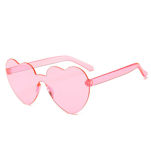 Lunettes <span class=keywords><strong>de</strong></span> <span class=keywords><strong>soleil</strong></span> sport pour enfants, femmes et dames, forme cœur, couleur bonbon, logo personnalisé, prix abordable, protection UV400, <span class=keywords><strong>marque</strong></span> CROESUS - Product Image 4