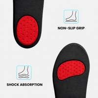 Semelles intérieures confortables en mousse PU moulée sur mesure, avec soutien profond de la voûte plantaire et de la talonnette, écologiques, pour chaussures de course, vente en gros, directement de l'usine, OEM