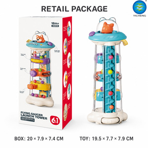 Jouets pour bébés de 1 à 3 ans, jouet interactif à balles tombantes, tour d'activités, jouets Montessori, piste <span class=keywords><strong>spirale</strong></span>, jouets éducatifs pour enfants - Product Image 4