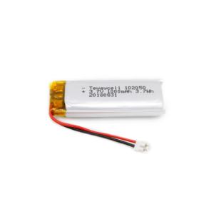 Flat 503050 LiPo battery rechargeable <span class=keywords><strong>3</strong></span>,7 V 1000mAh Li Polymer battery with PCB and wire - Product Image 6
