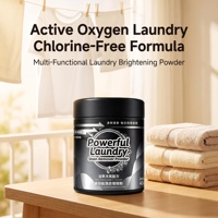 Poudre de lessive concentrée 500g sans chlore pour l'oxygène, parfum lavande, détachant portable, éclaircissant, éliminateur d'odeurs 99,9%
