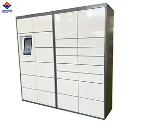24-hours Smart Fast Food Delivery Locker Supermarket Refrigerated Parcel Locker With Remote Control And QR Code Scanner