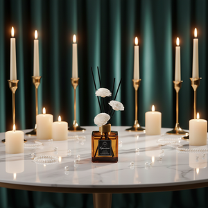 <span class=keywords><strong>Gardenia</strong></span> Fire-Free Aromaterapia Ambientador Sin alcohol Fragancia sostenible de larga duración Botella de vidrio Spray Rentable - Product Image 2