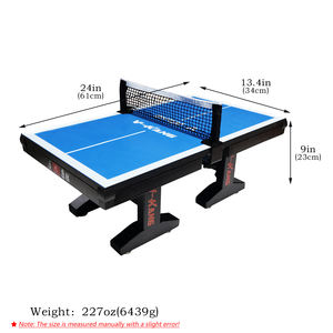 Table de <span class=keywords><strong>ping</strong></span>-<span class=keywords><strong>pong</strong></span> miniature pliable, livraison directe d'usine, avec raquettes, table de <span class=keywords><strong>ping</strong></span>-<span class=keywords><strong>pong</strong></span> miniature écologique pour enfants - Product Image 2