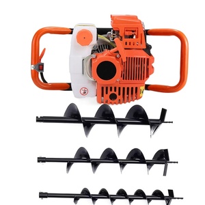 Tarière thermique haute puissance pour bricolage agricole, machine de décompactage du sol, garantie 1 an pour la plantation en verger, le creusement de trous pour arbres et les piquets - Product Image 1