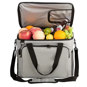Leakproof softside पिकनिक ठंडा मामले बंधनेवाला अछूता पुन: प्रयोज्य किराने ढोना बैग थर्मल दोपहर के भोजन के कूलर बैग