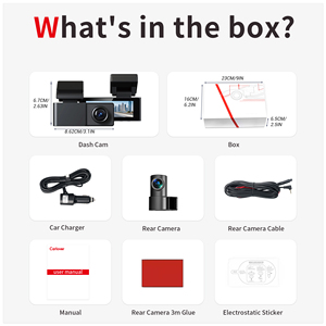 <span class=keywords><strong>Mini</strong></span> Cámara Oculta para Auto 4K con Doble Lente, GPS, 5G, WiFi, Grabación en Bucle, Cámaras Delantera/Trasera - Product Image 5