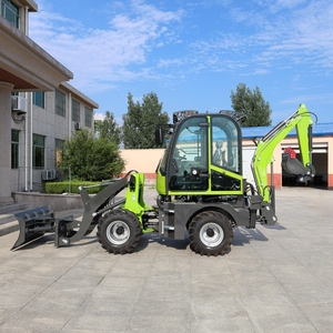 Mini Backhoes Loader 4X4 Ce Epa Motor Mini Farm Tractor Graafmachine Lader 4X4 Graafmachine - Product Image 2