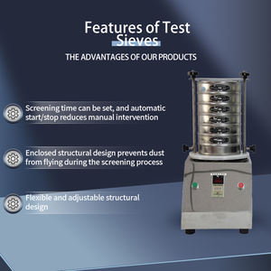 1 à 8 étages pour tamis d'essai Machine à tamiser alcaloïde de laboratoire pour minerai avec composant moteur central - Product Image 5