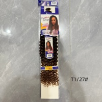 BELEZA T1/27 #    Cheveux synthétiques Water Wave 80g 22 pouces pour tresses au crochet, pack original Freetress Passion Twist pour tressage