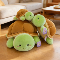 Venta al por mayor de fábrica OEM ODM: Peluche de tortuga suave y esponjoso de alta calidad para niños, regalo de cumpleaños, regalo de vacaciones, colección de regalos artesanales.