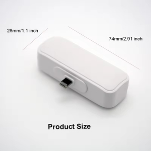 2025 mới khẩn cấp mini ngón tay điện thoại Sạc một thời gian sử dụng 1200mAh Powerbank nhỏ dùng một lần ngân hàng điện cho ngoài trời di động - Product Image 5