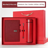 Coffret Cadeau Carnet de Notes A5 Personnalisable Haut de Gamme pour Bureau, Bloc-notes d'Entreprise, Cadeau de Gala Annuel, Personnalisation du Logo, Sans Fil