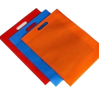 Sacs en non-tissé personnalisés avec logo, promotionnels, réutilisables, découpés à chaud, avec poignées, pour supermarché, directement de l'usine