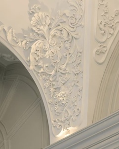 OR-9096 Cornice Type de produit de haute qualité pour les décorations intérieures Villa <span class=keywords><strong>Polyuréthane</strong></span> Ornement Placage Accessoires - Product Image 6