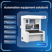 Distributeur automatique intelligent panoramique avec caméra pour la coloration de badges et la distribution de colle visuelle